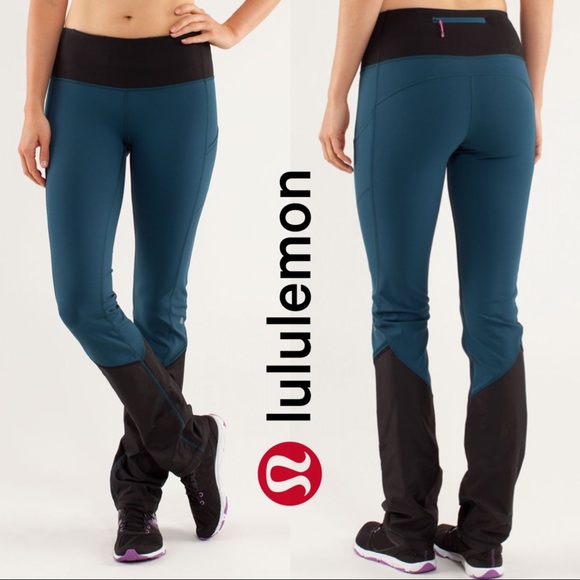 lululemon athletica Pants - Lululemon Run Clear As Mud Pants Luxtreme Stretch